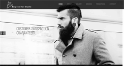 Desktop Screenshot of bespokehairstudio.com